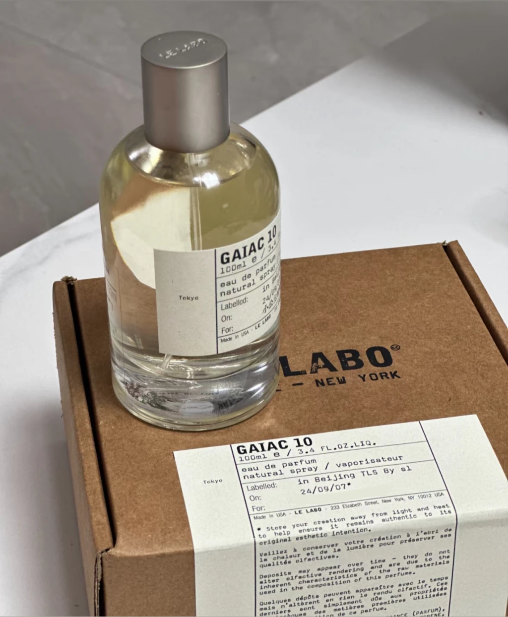 Le Labo 東京城市限定Gaiac 10癒創木莃莃日本趣