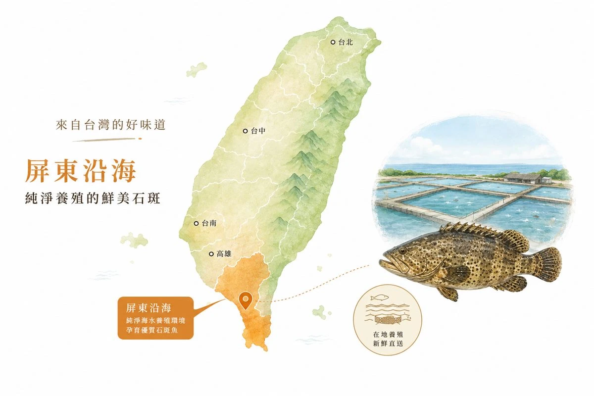 屏東沿海龍虎石斑養殖產區｜斑鯓BENSON