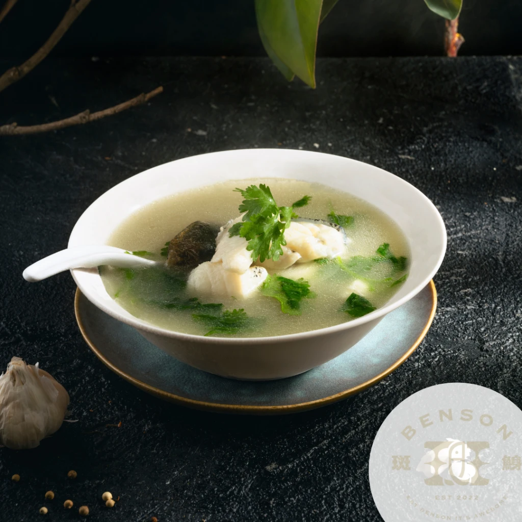 【港式香茜皮蛋】生滾龍虎石斑魚湯