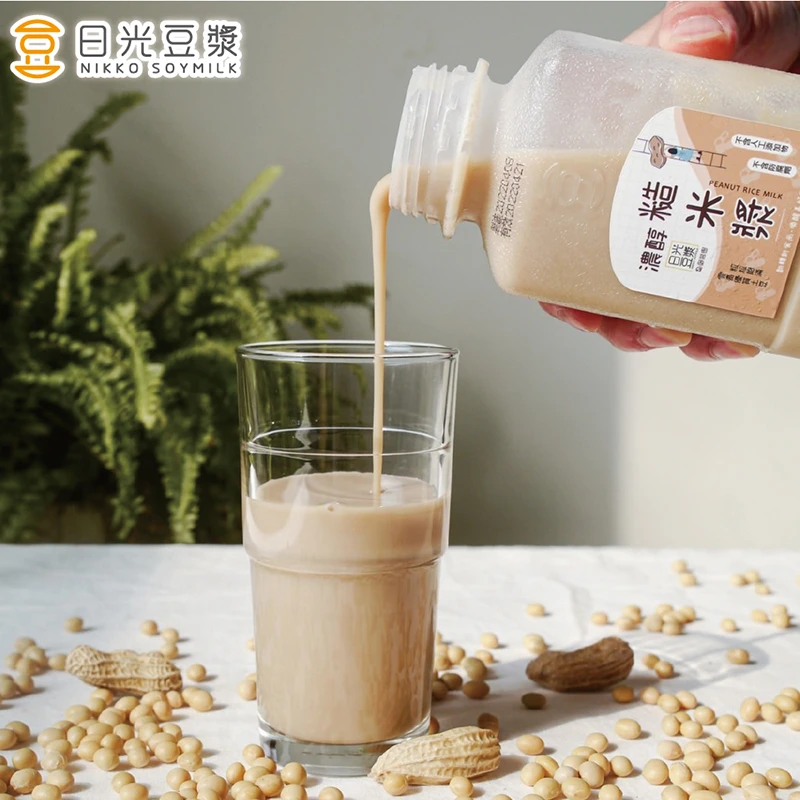 濃醇糙米漿（400ml）｜花生芝麻香・濃郁米香｜日光豆漿｜門市自取
