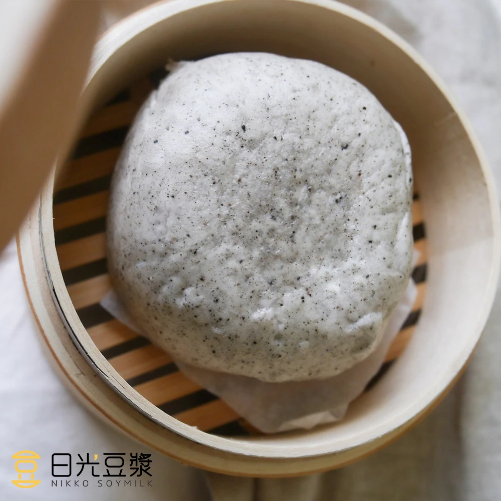 黑芝麻饅頭（8顆）｜香濃芝麻風味・早餐百搭｜日光豆漿