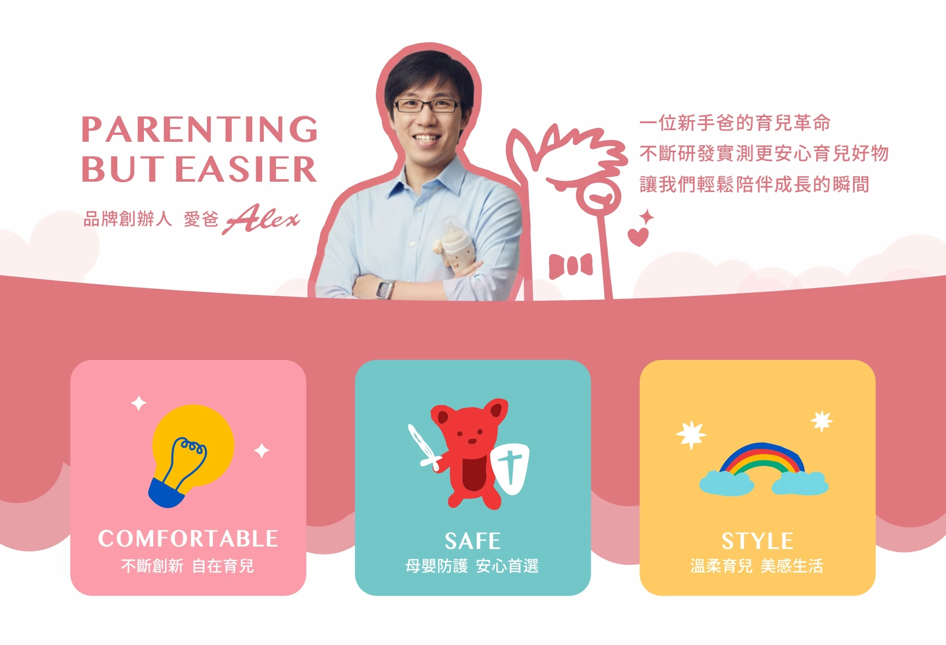 貝貝佳品牌故事：創辦人愛爸 Alex 的新手爸媽育兒革命