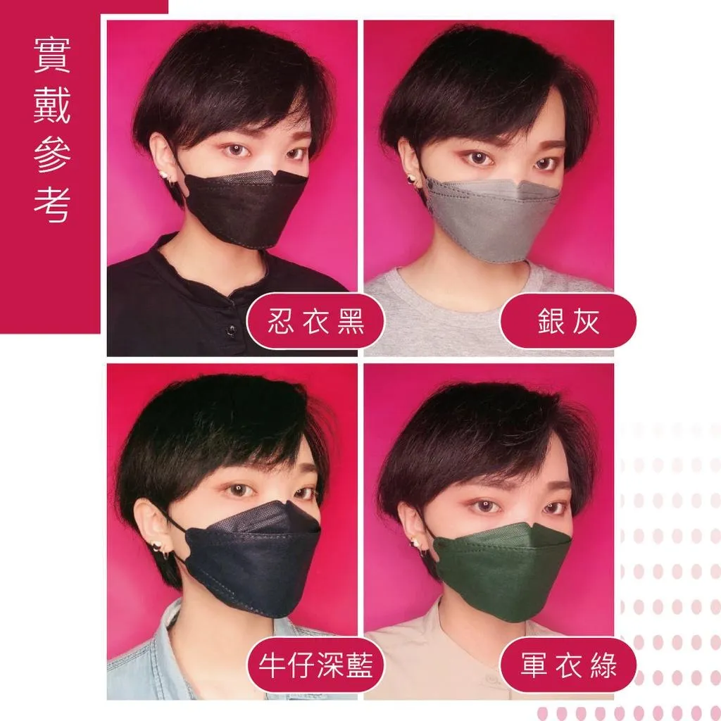 4D口罩 立體口罩 韓國口罩 kf94 口罩 獨立包裝口罩 抗流感 魚型口罩 黑色口罩 防塵口罩 魚口罩 OZ口罩
