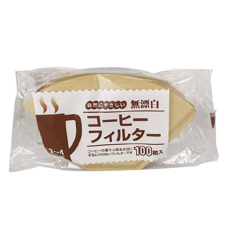 日本製咖啡梯型濾紙1-2人份或 2-4人份 100入【OZ】【A0265】