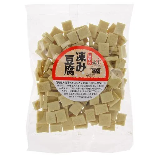 日本老店 信濃雪 凍み豆腐 60g 乾燥 凍豆腐 高野豆腐 脫水豆腐 豆腐 手工製 可料理 味噌湯