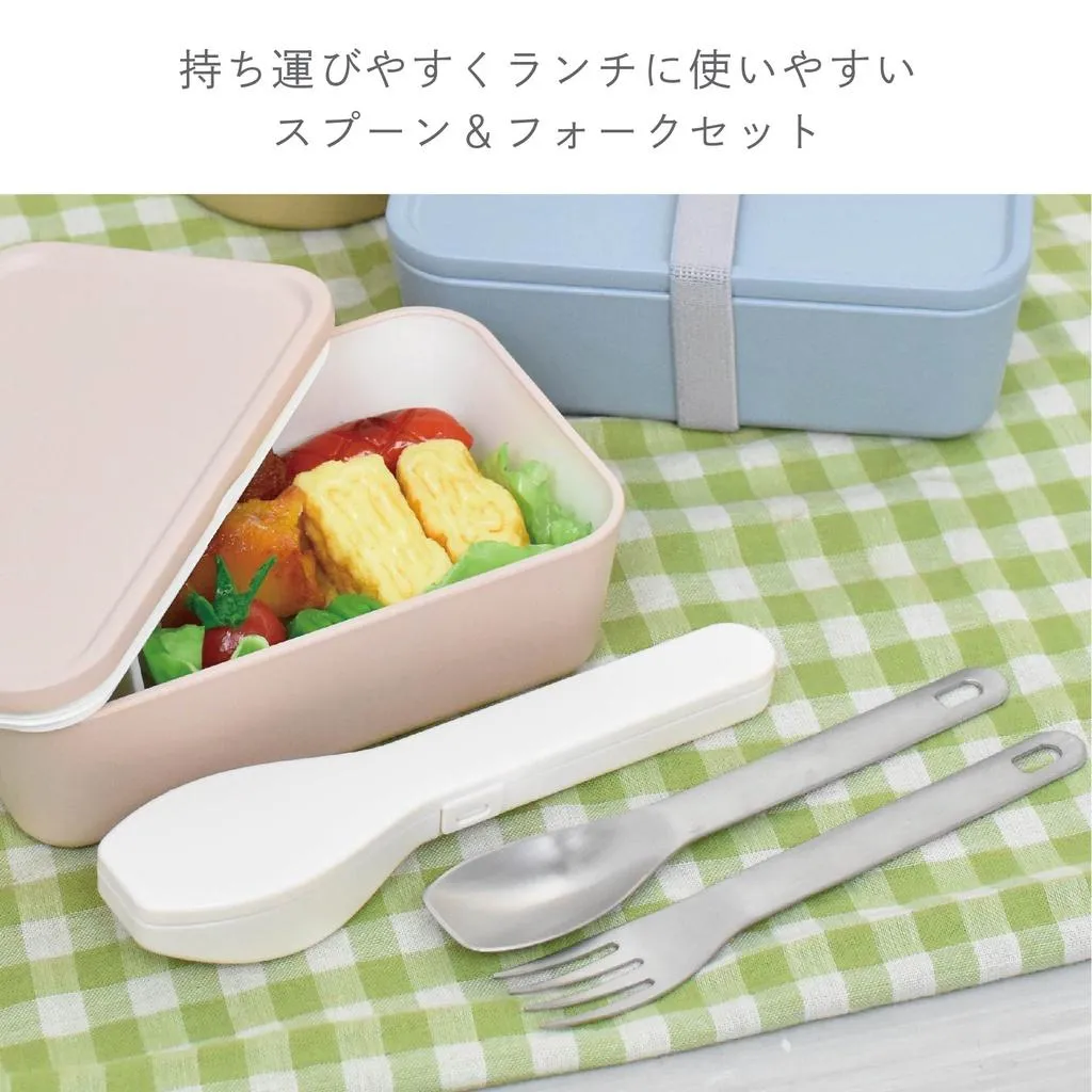 日本製 IPPINSHA 環保餐具 不銹鋼餐具(叉子＋湯匙) 便當 方便攜帶 Sugar Land
