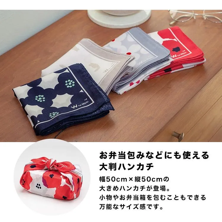 發票🌷日本 WPC 日系花卉 熱銷款 大方巾 萬用巾 便當包 手帕 擦手巾 日系美學