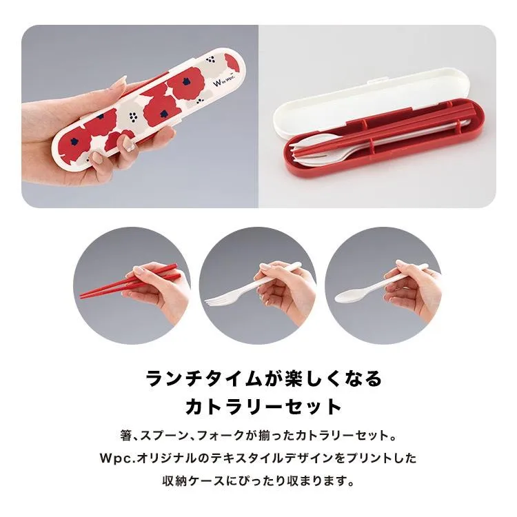 現貨&amp;發票🌷日本 WPC 環保餐具組 花卉 花朵 筷子 叉子 湯匙 隨身餐具 環保 日系 文青 可愛 復古 野餐