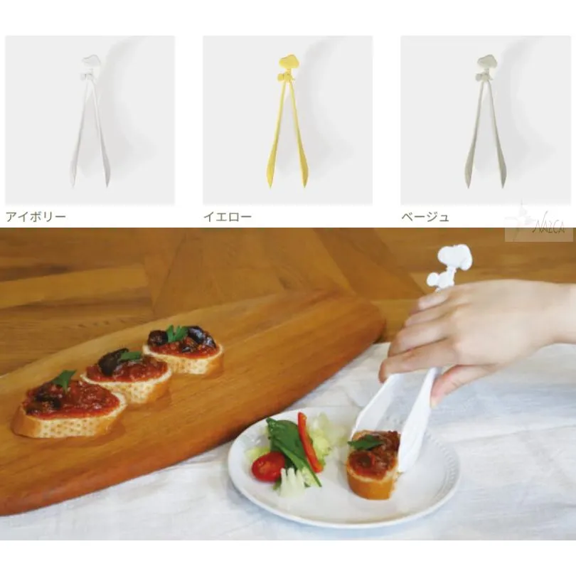 現貨🌷日本製 史努比 料理夾 沙拉夾 分食夾 夾子 分裝 料理用具 正版 日本限定 廚房必備 可愛 史努比雕刻 方便衛生