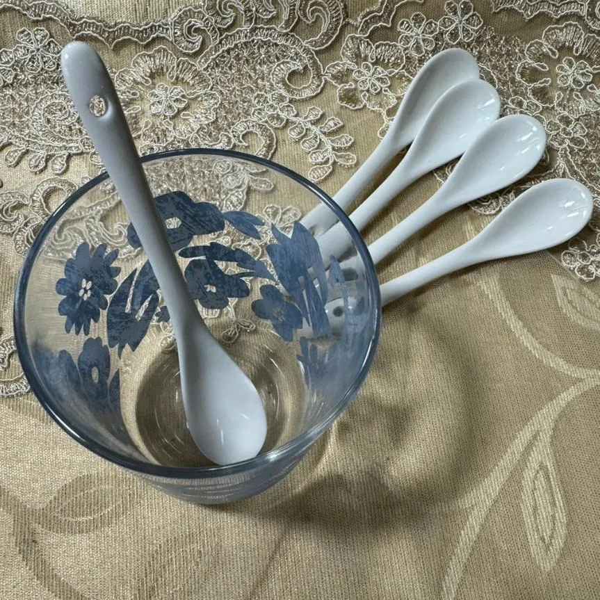 現貨🌷 咖啡匙 湯匙 攪拌匙 調味料勺 陶瓷咖啡匙 牛奶匙 10cm