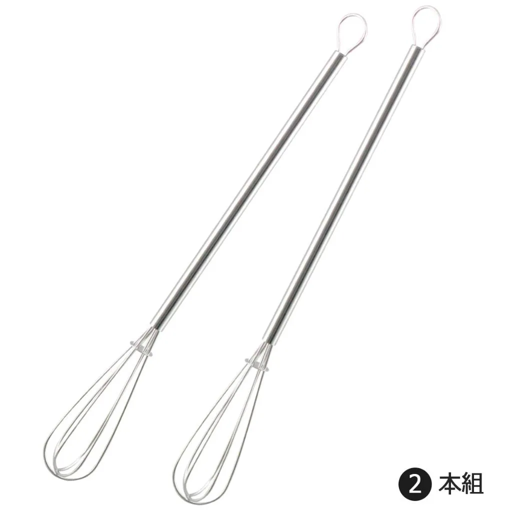 現貨🌷日本製 料理攪拌棒 2入組🌷迷你打蛋器 調汁 打蛋器 攪拌棒 打蛋 迷你 不鏽鋼攪拌棒