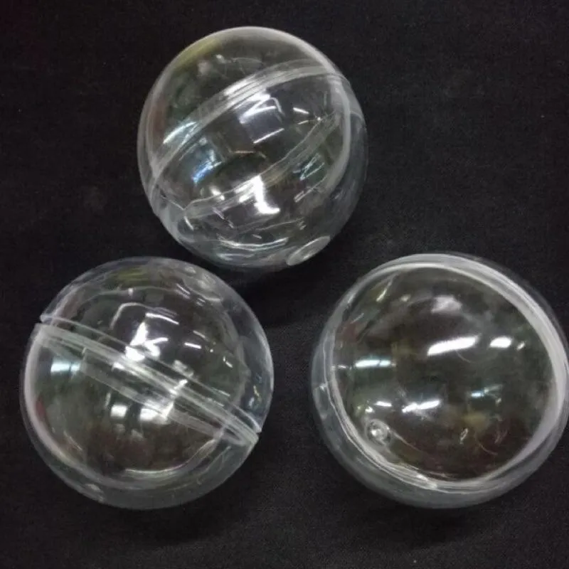 現貨＊50mm 透明球 扭蛋殼 塑膠球 娃娃機 扭蛋 婚禮 包裝 透明殼 壓克力球 圓球 塑料 分裝