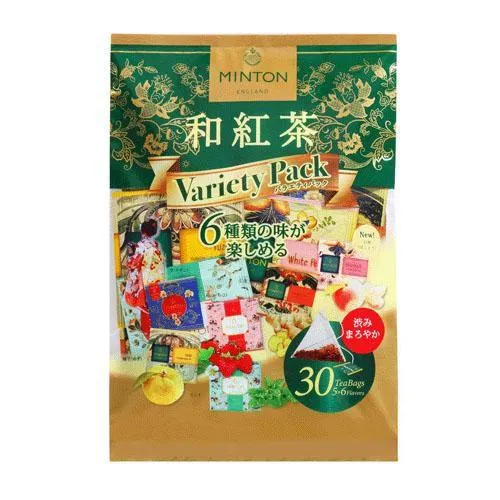 日本 MINTON 和紅茶 白桃茶/草莓/柚子茶/京都/薄荷茶/生薑 茶包 綜合口味 總匯包 紅茶包