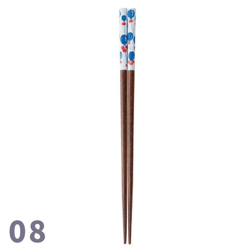 現貨🌷日本製 復古 昭和 風格 花卉 圖騰 筷子 抗菌加工 防滑加工 環保筷子 木筷 文青 日系美學
