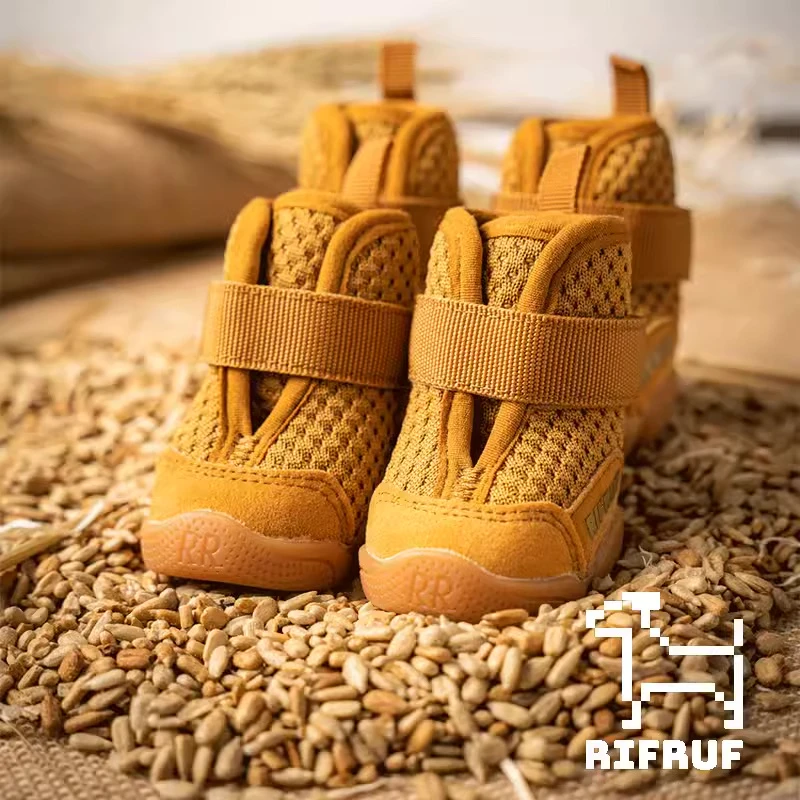 【RIFRUF】 Caesar 1S 寵物防護鞋 - 大麥色