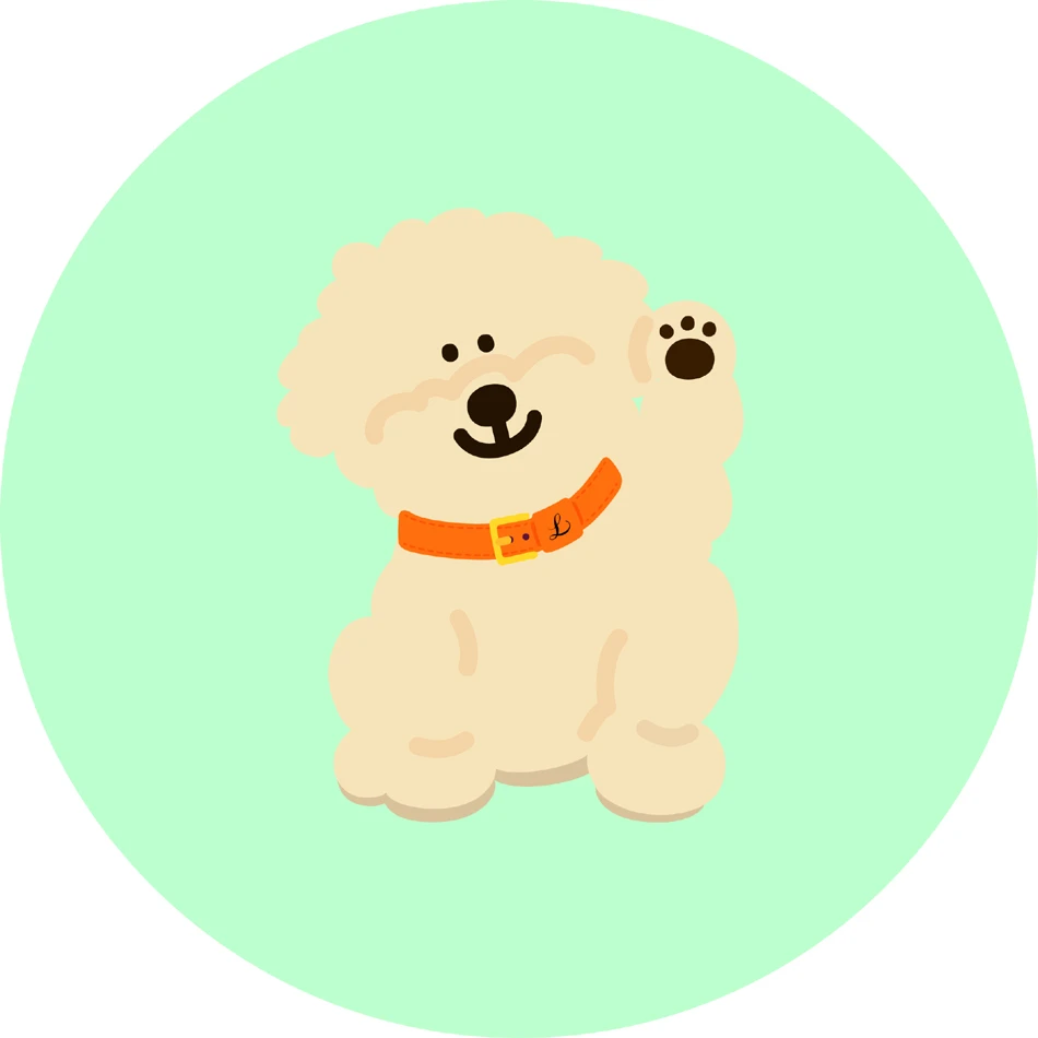 韓國Lili Pouent 手工真皮項圈- ORANGE ℒ COLLAR