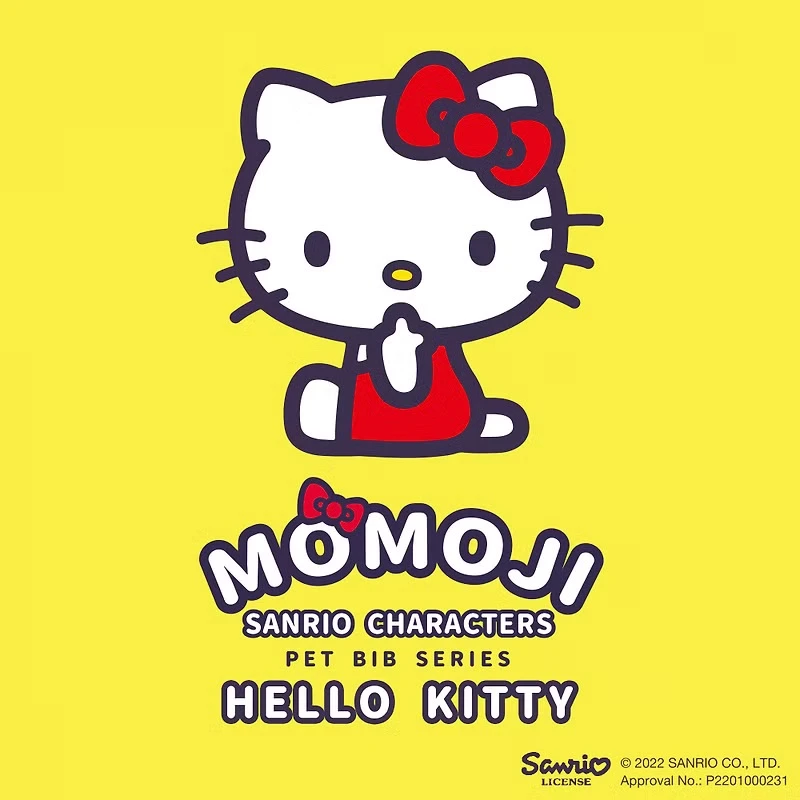 【Momoji . 三麗鷗 characters】寵物領巾-Hello Kitty (Col-01)