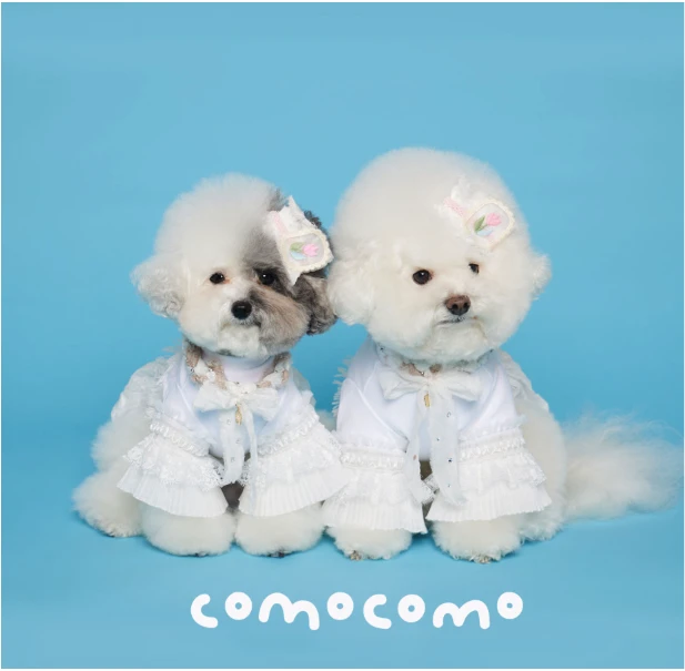 【COMOCOMO】HAKU 純白荷葉邊寬袖連身裙