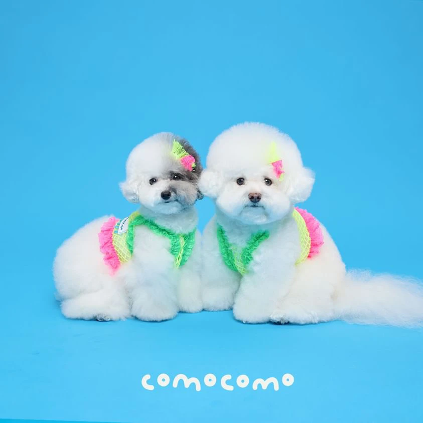 【COMOCOMO】Indian Summer 夏日網狀小背心-螢光黃