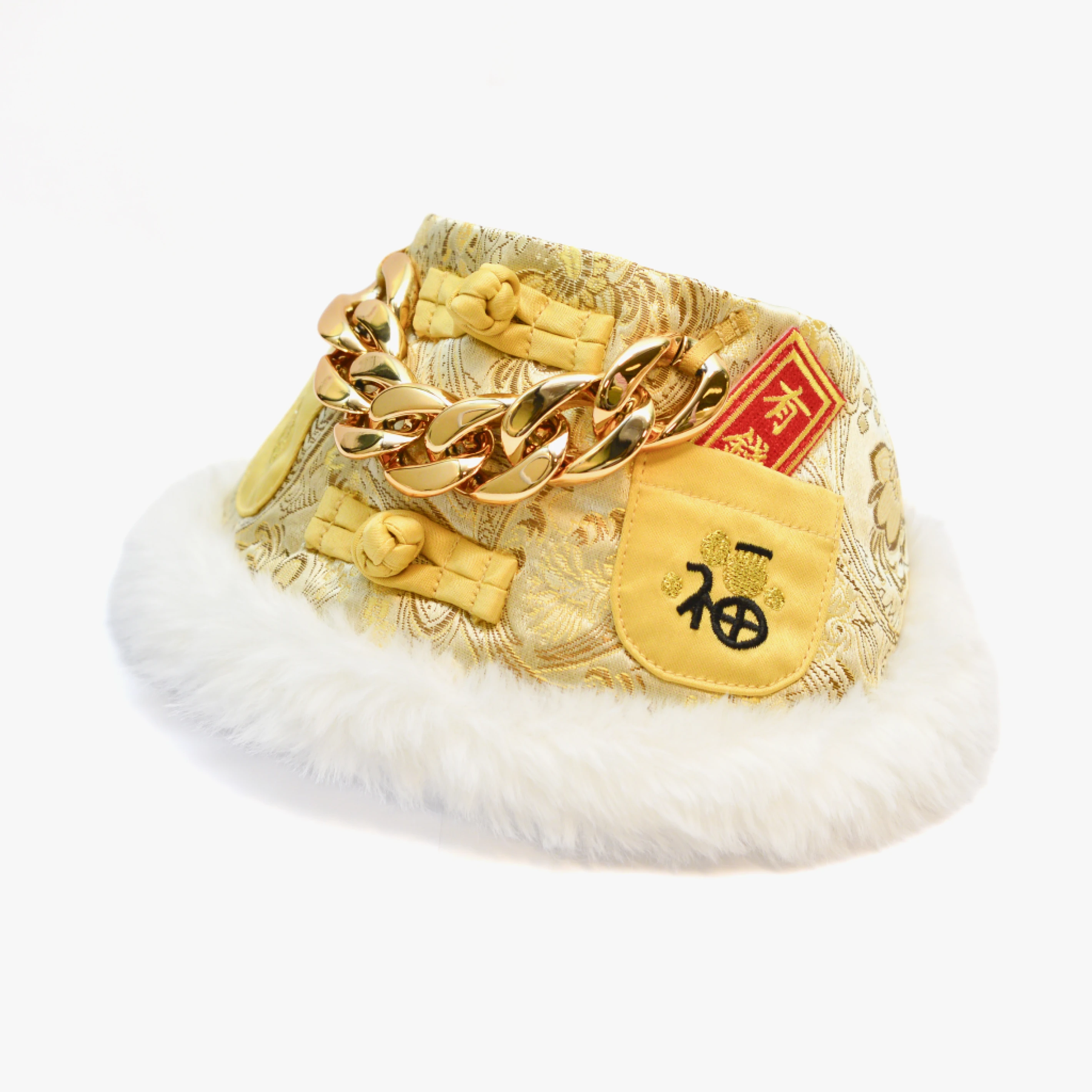 【MOMOJI】 寵物領巾 | 節日 新年 | Chase 大通 Arylide Yellow