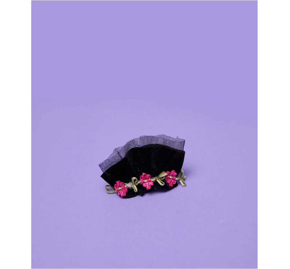 【COMOCOMO】Black padding hair pin