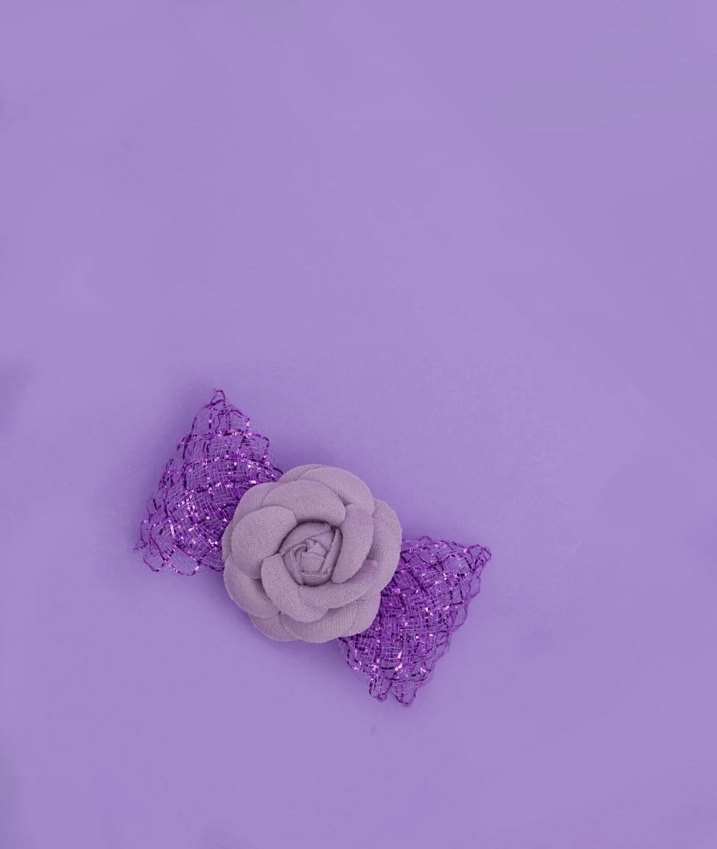 【COMOCOMO】FLOWER BROOCH - PURPLE