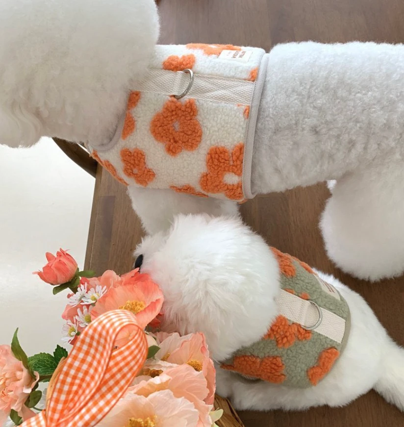 【Petmillion】秋季小花胸背衣