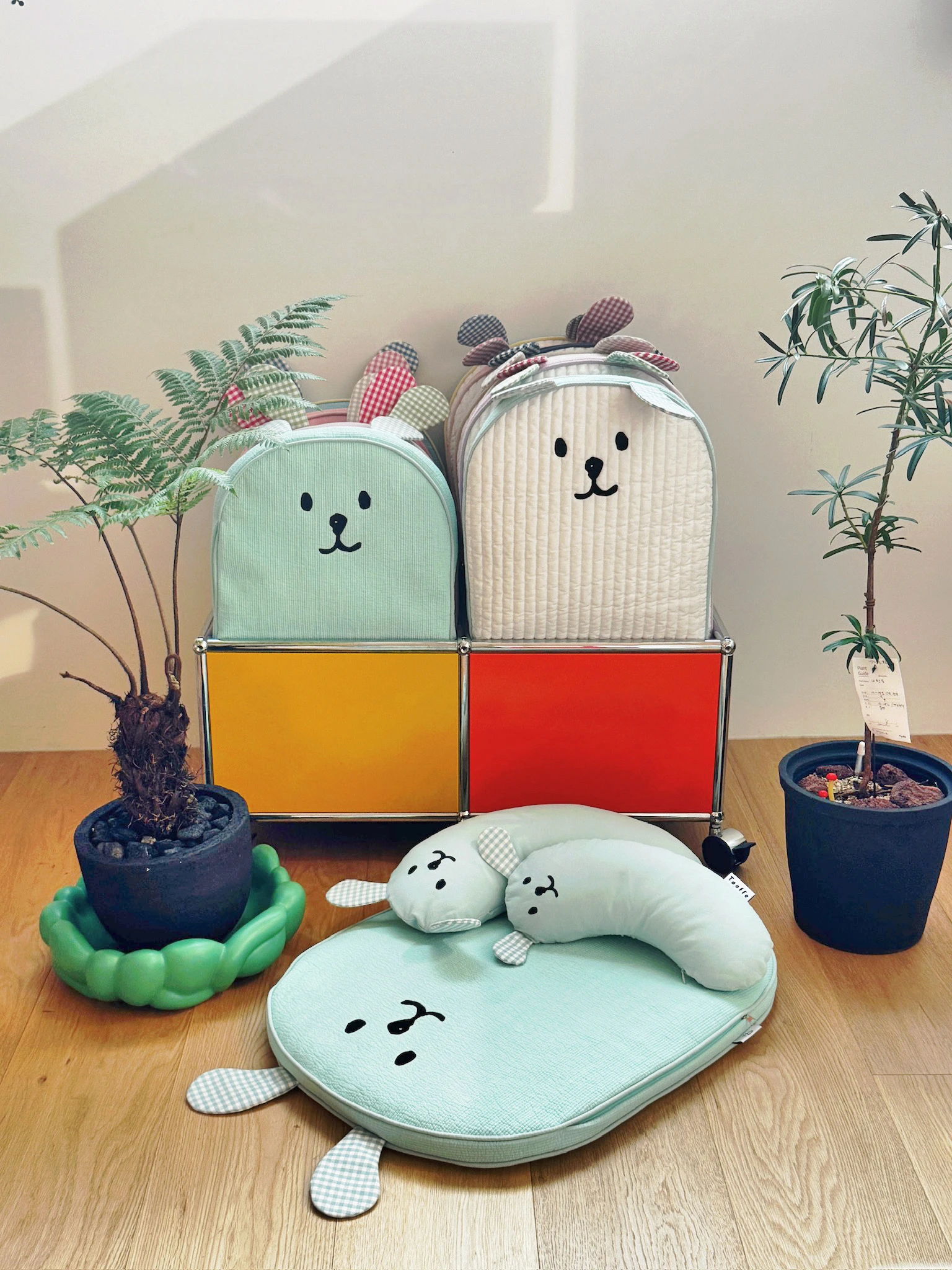 【Taaffe】Hug Me Cool Me Mat Check｜棉質絎縫雙面涼墊