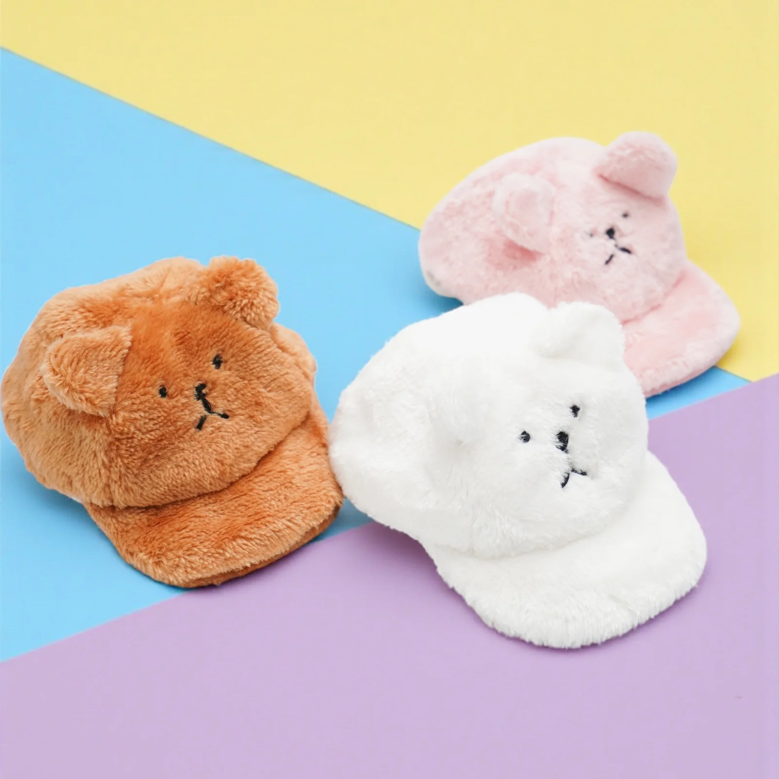 【MOMOJI】寵物帽 | Bear Kennedy 絨毛小熊帽