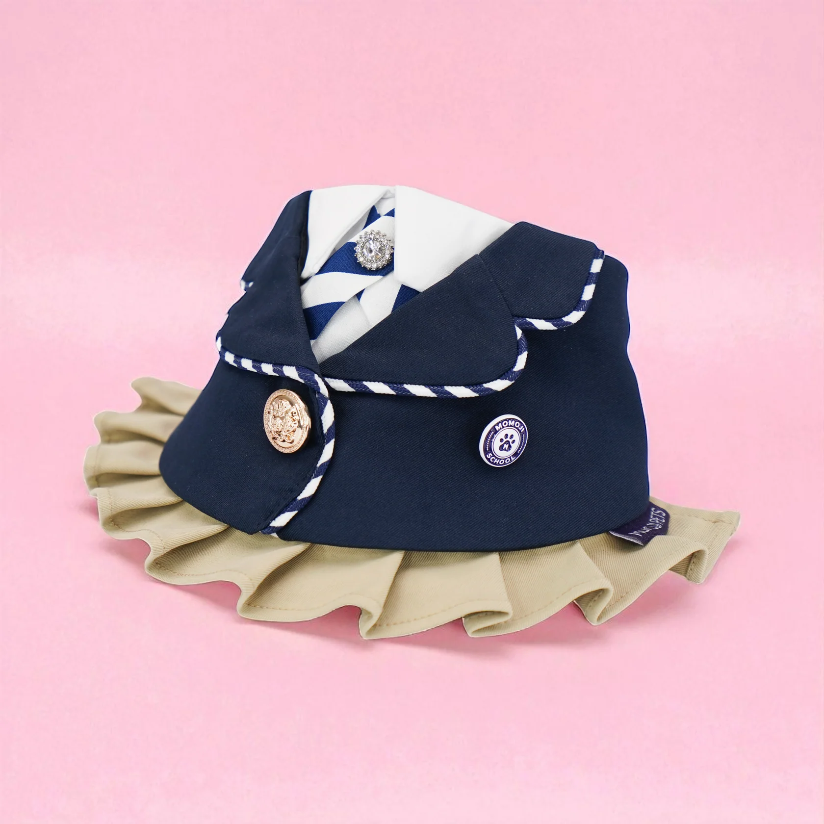 【MOMOJI】寵物制服領巾 |The Hairs Girl 絨毛女孩