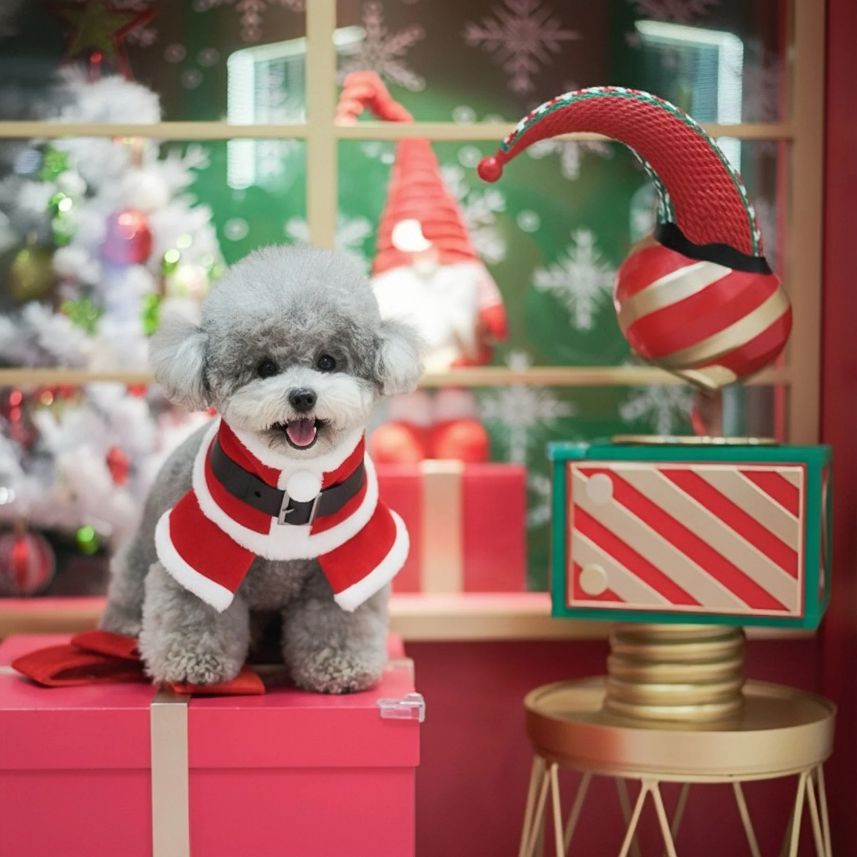 【MOMOJI】寵物領巾 | 節日 聖誕節 |Santa Claus |聖誕老人