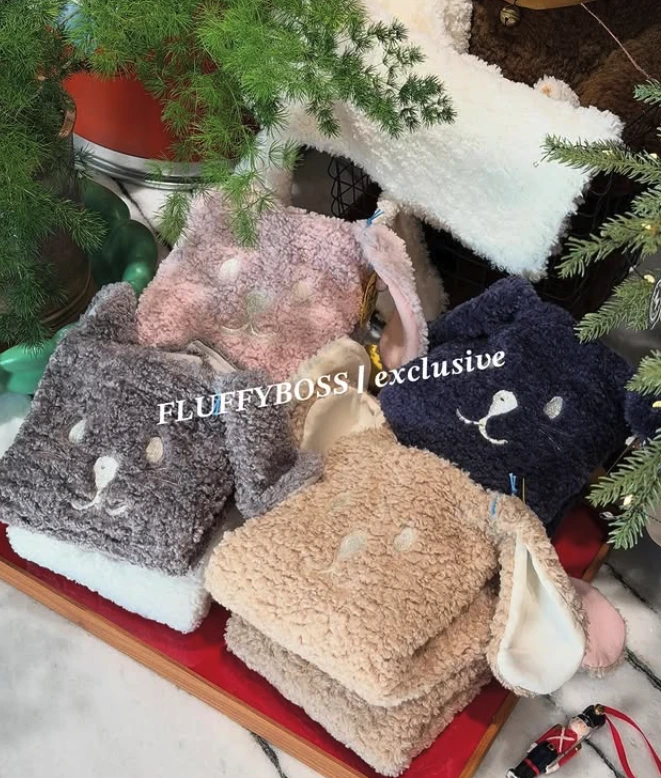 【Taaffe】Hug My Bunny Blanket｜毛絨兔兔毯