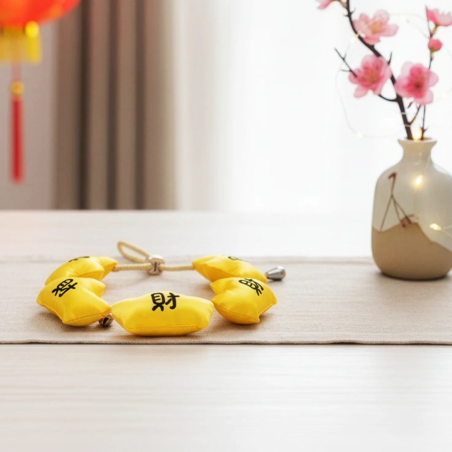 【MOMOJI】 寵物領巾 | 節日 新年 | Golden Fortune String 滿財福串