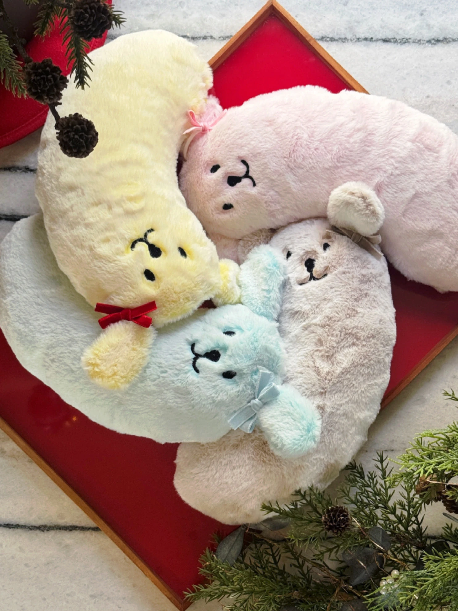 【Taaffe】Hug Me Buggy Pillow Fluffy｜毛絨系列豌豆枕