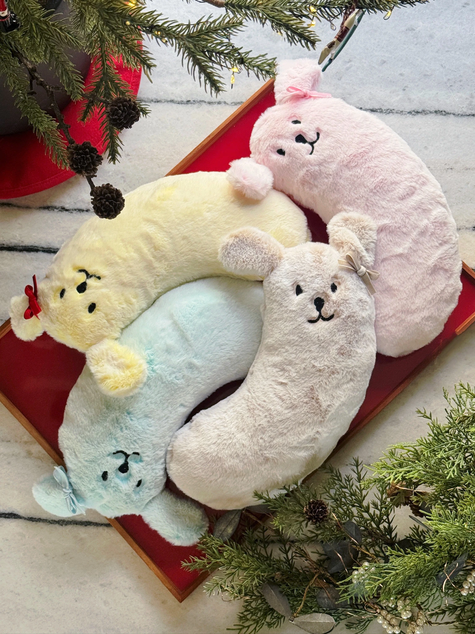【Taaffe】Hug Me Buggy Pillow Fluffy｜毛絨系列豌豆枕