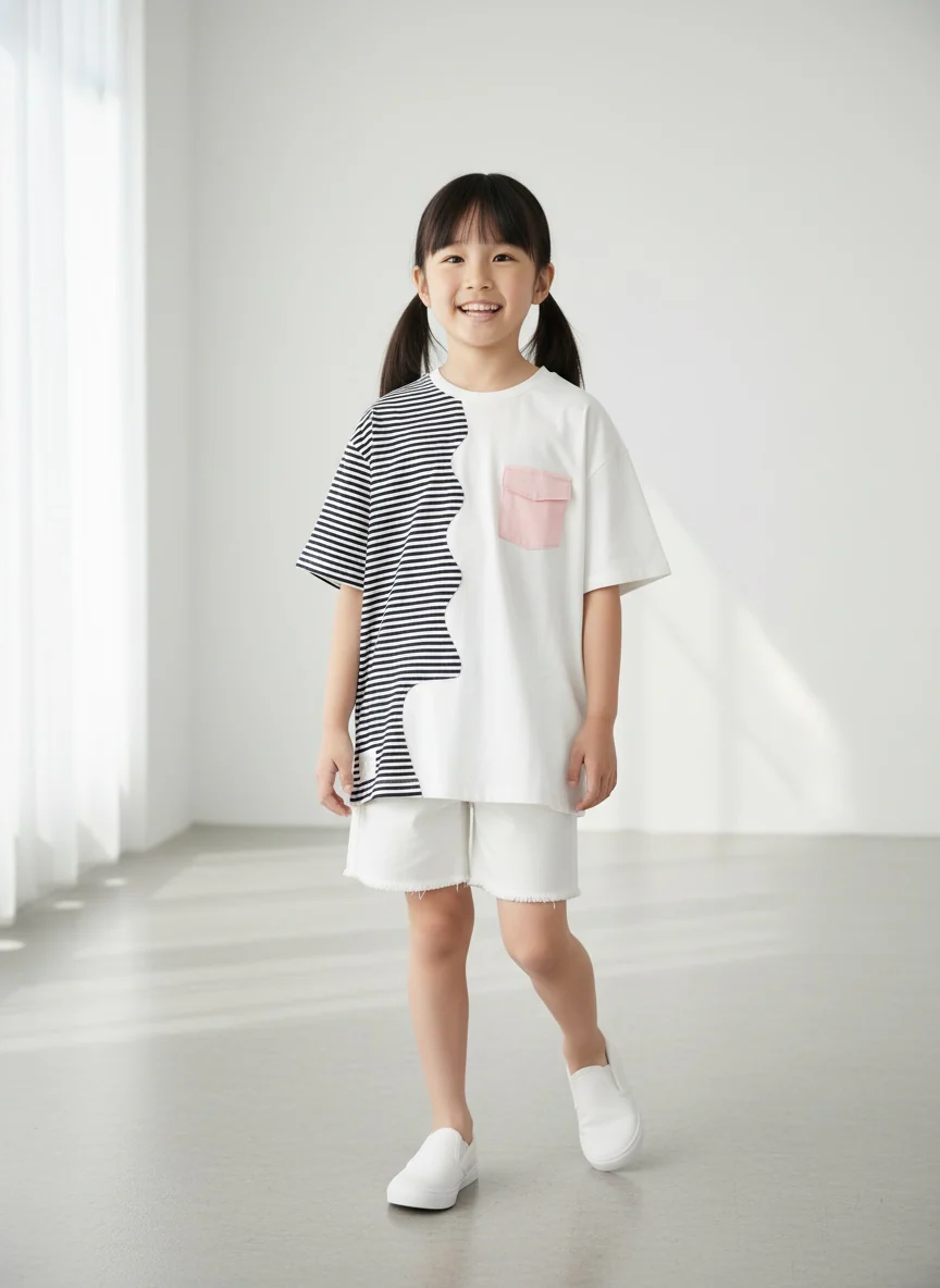 【MOMOJI】Marseille Tee | 親子裝 | 海洋美學 | 成人/兒童款