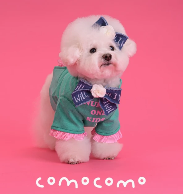【COMOCOMO】丹寧玫瑰花髮夾