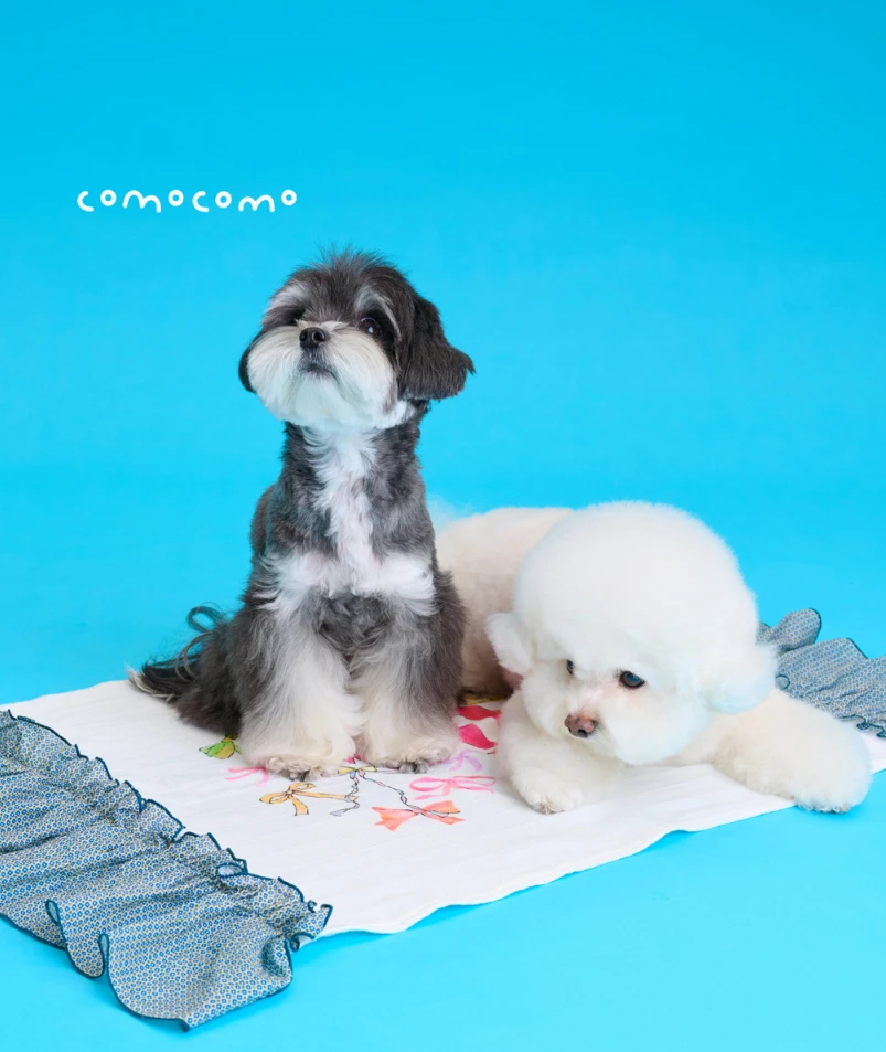 【COMOCOMO】Ribo blanket  復古絲緞輕膚寶寶毯