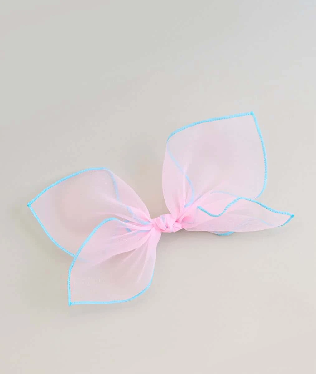 【COMOCOMO】Big Bow Hair pin 粉紅大蝴蝶結