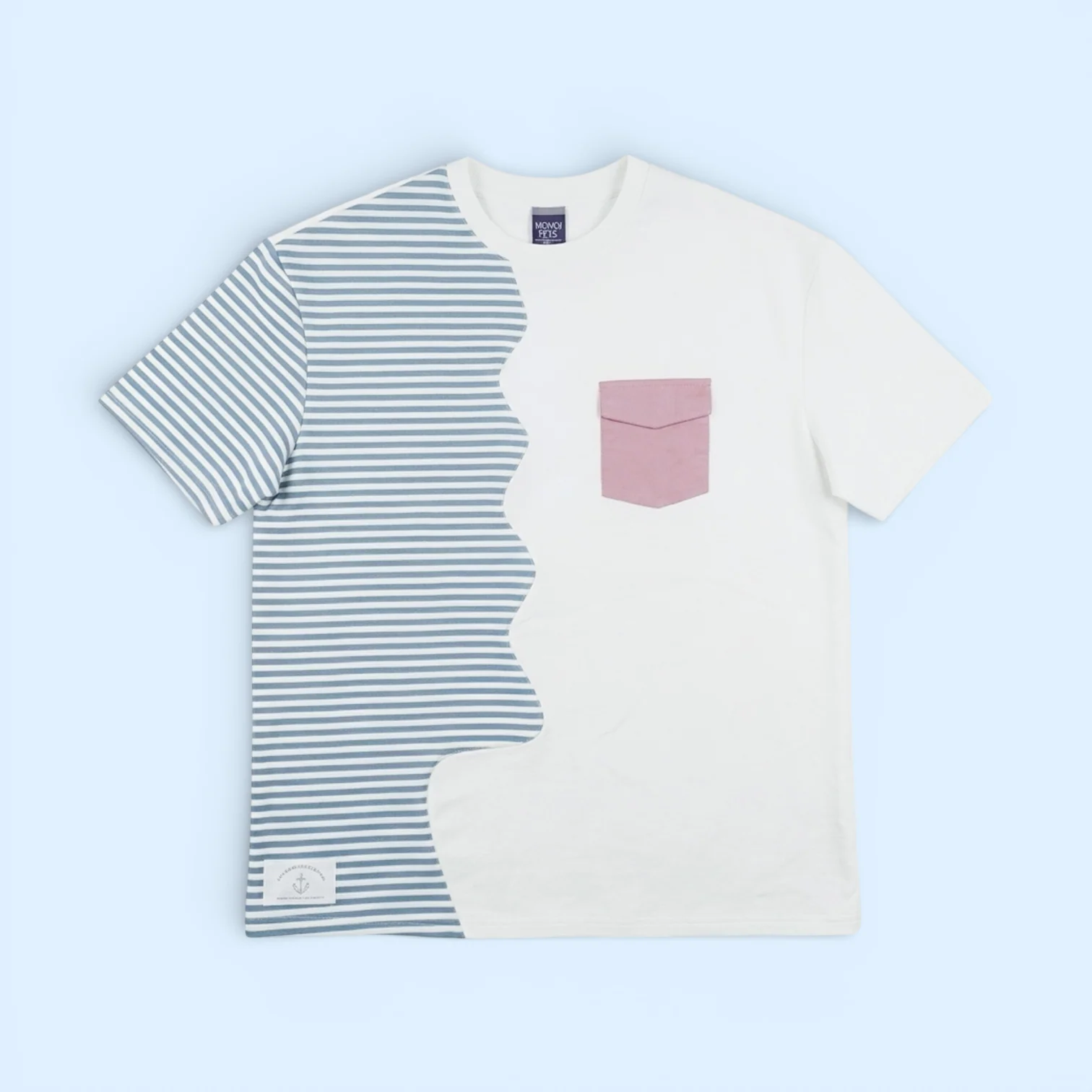 【MOMOJI】Marseille Tee | 親子裝 | 海洋美學 |條紋月光石| 成人/兒童款
