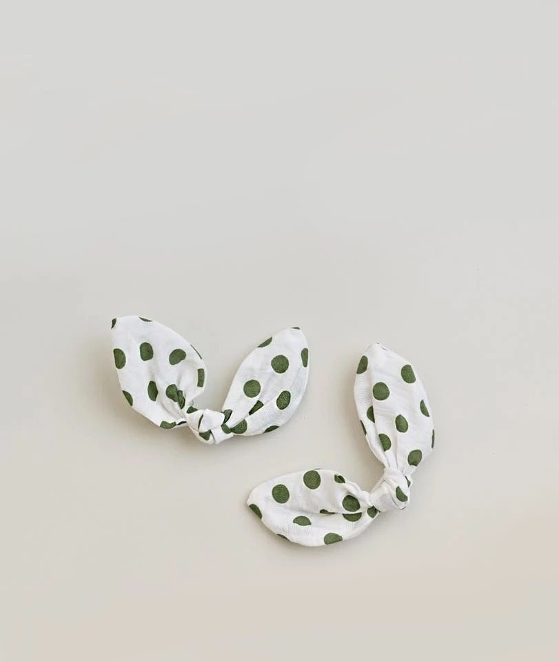 【COMOCOMO】Green dot hair pin
