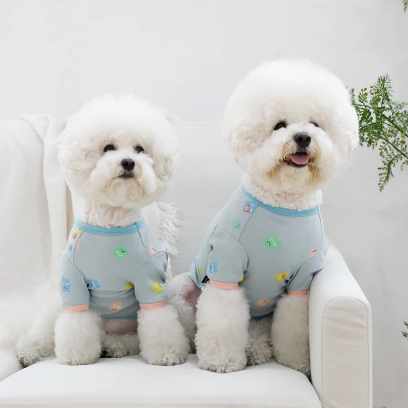 【PLUMPY】軟萌小熊牛奶撞色棉T(S-4XL)