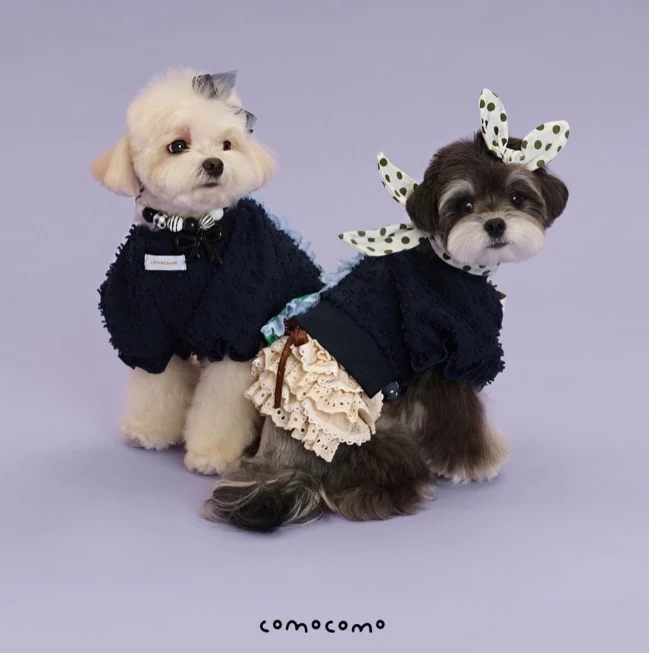 【COMOCOMO】Popcorn Crewneck NAVY