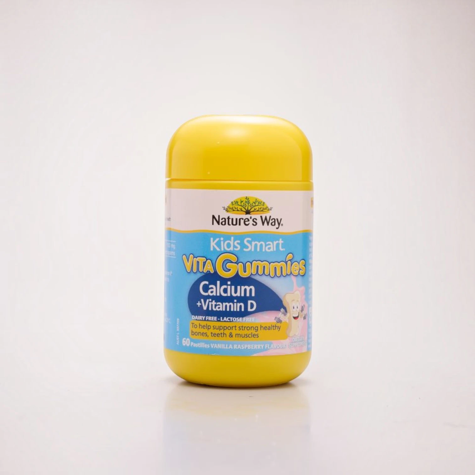 【澳洲 Nature's Way 佳思敏兒童軟糖 】鈣 + 維他命D軟糖 60粒