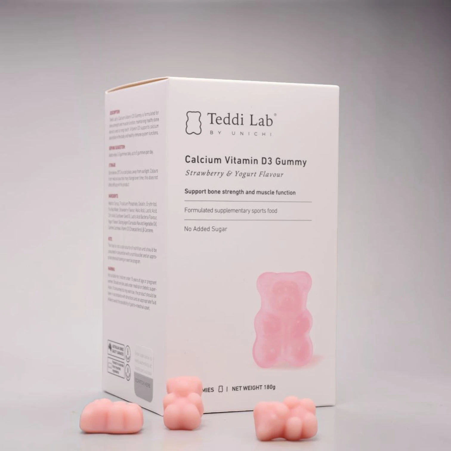 【澳洲進口 Unichi 小熊軟糖 】鈣D3小熊60粒 全系列 現貨