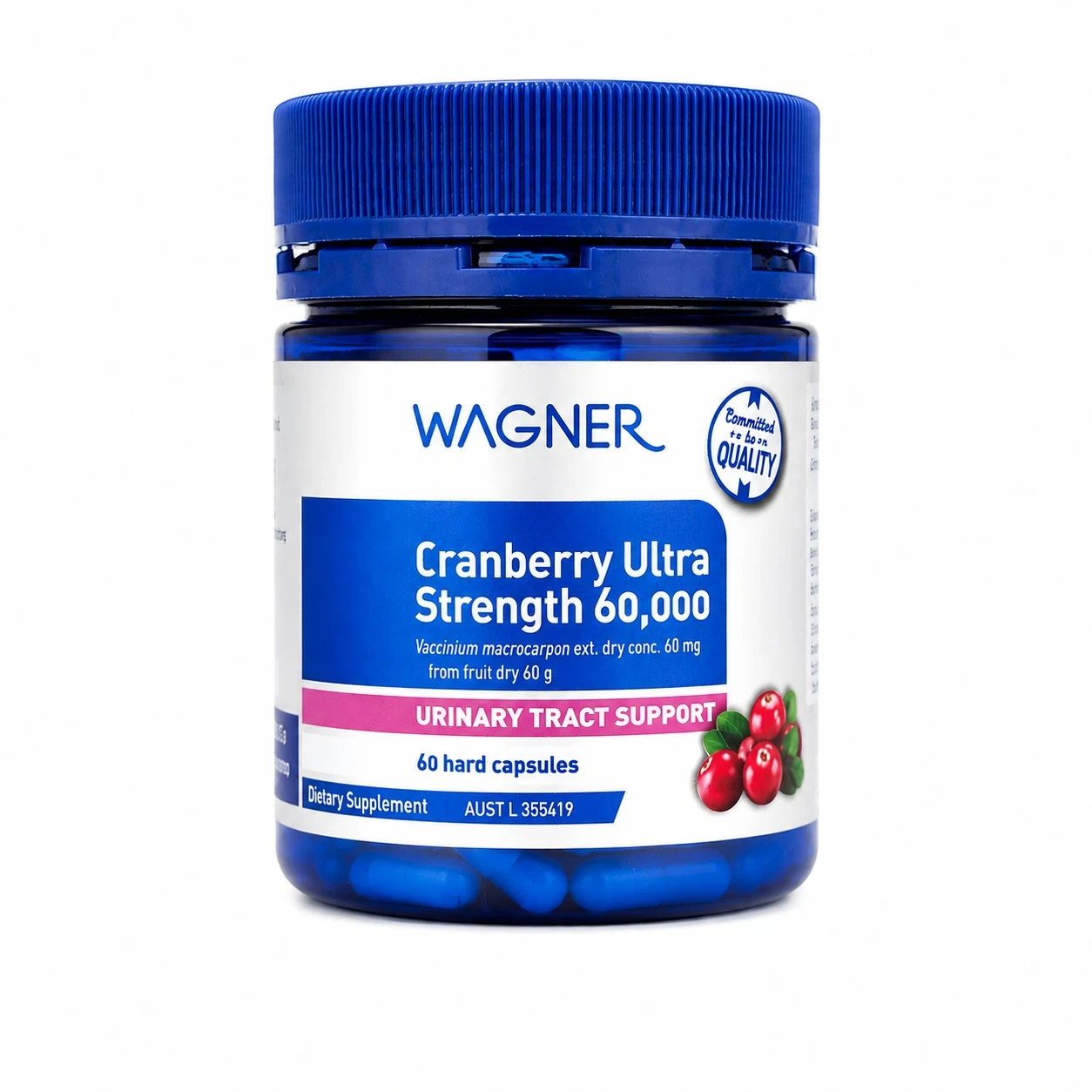 【澳洲Wagner Cranberry 蔓越莓60000mg】超濃縮 90粒 效期2028/08 熱銷