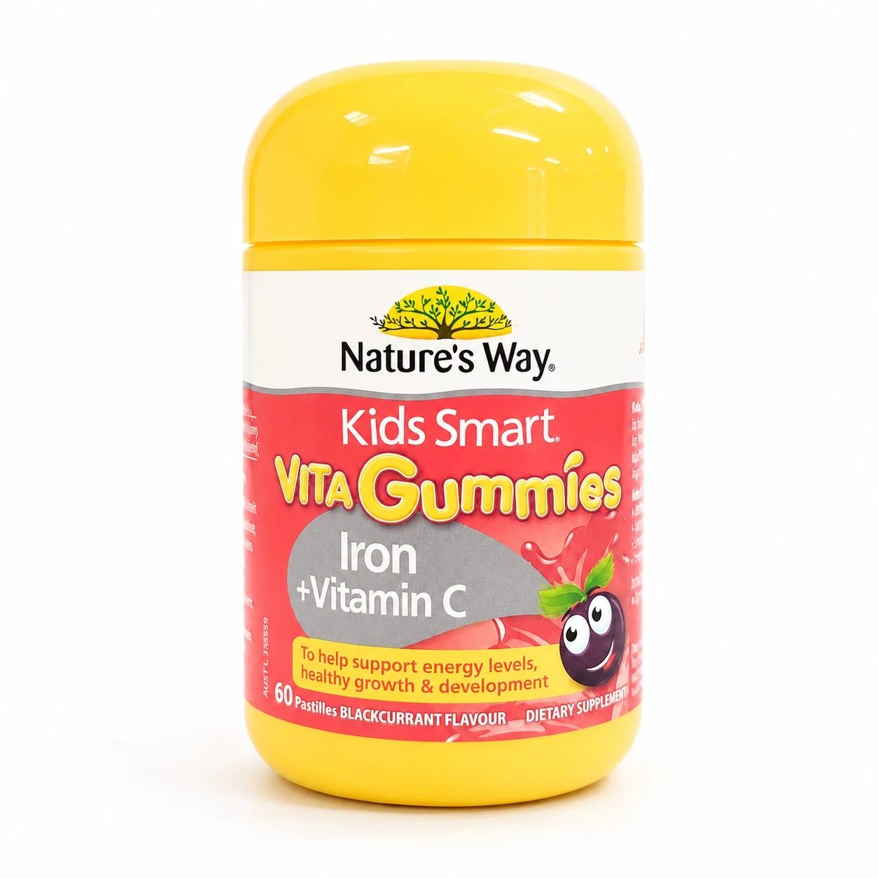 【澳洲 Nature's Way 佳思敏兒童軟糖 】補鐵 + VC軟糖 60粒