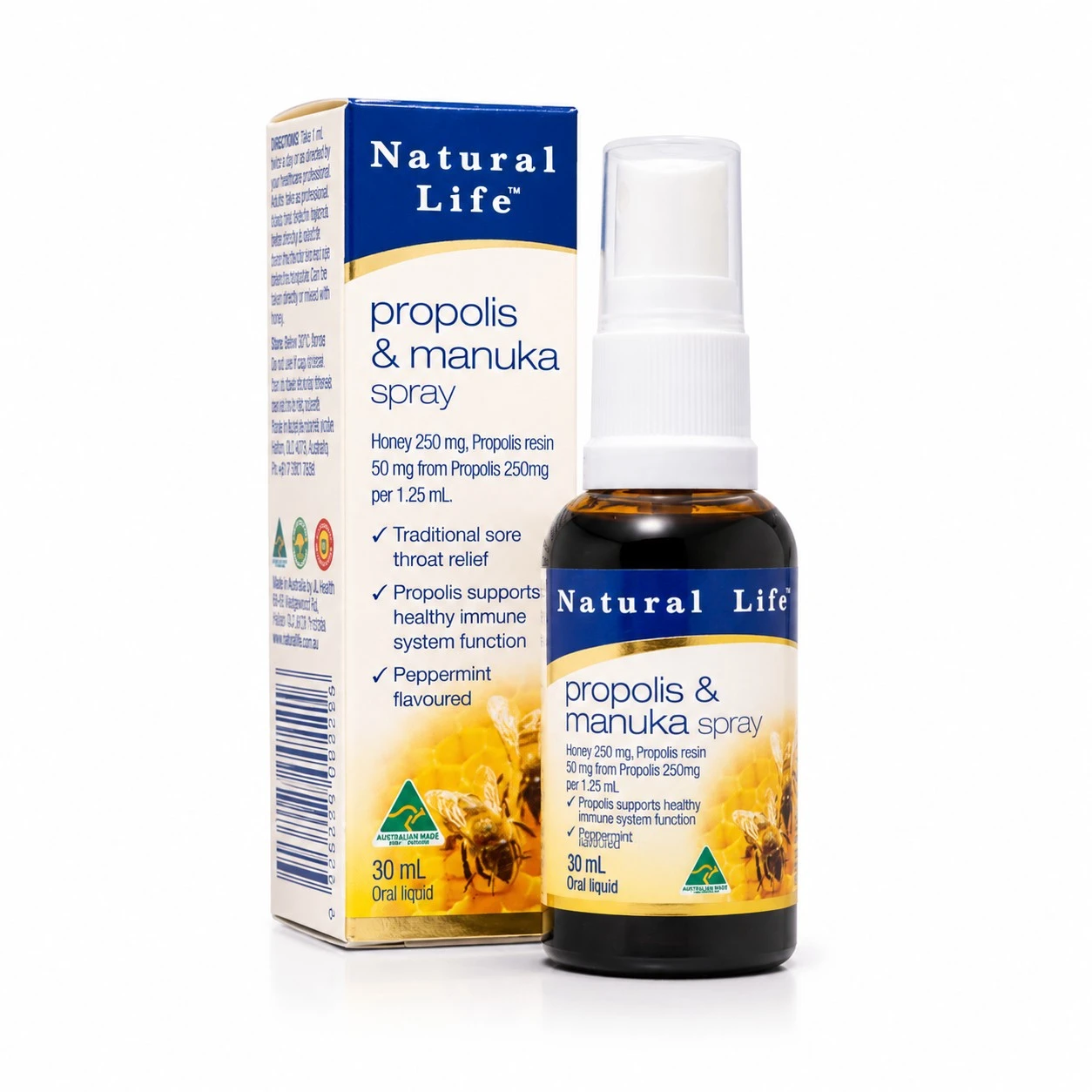 【澳洲 Natural Life 麥蘆卡蜂膠 】噴劑 30ml  ( 效期2029/03