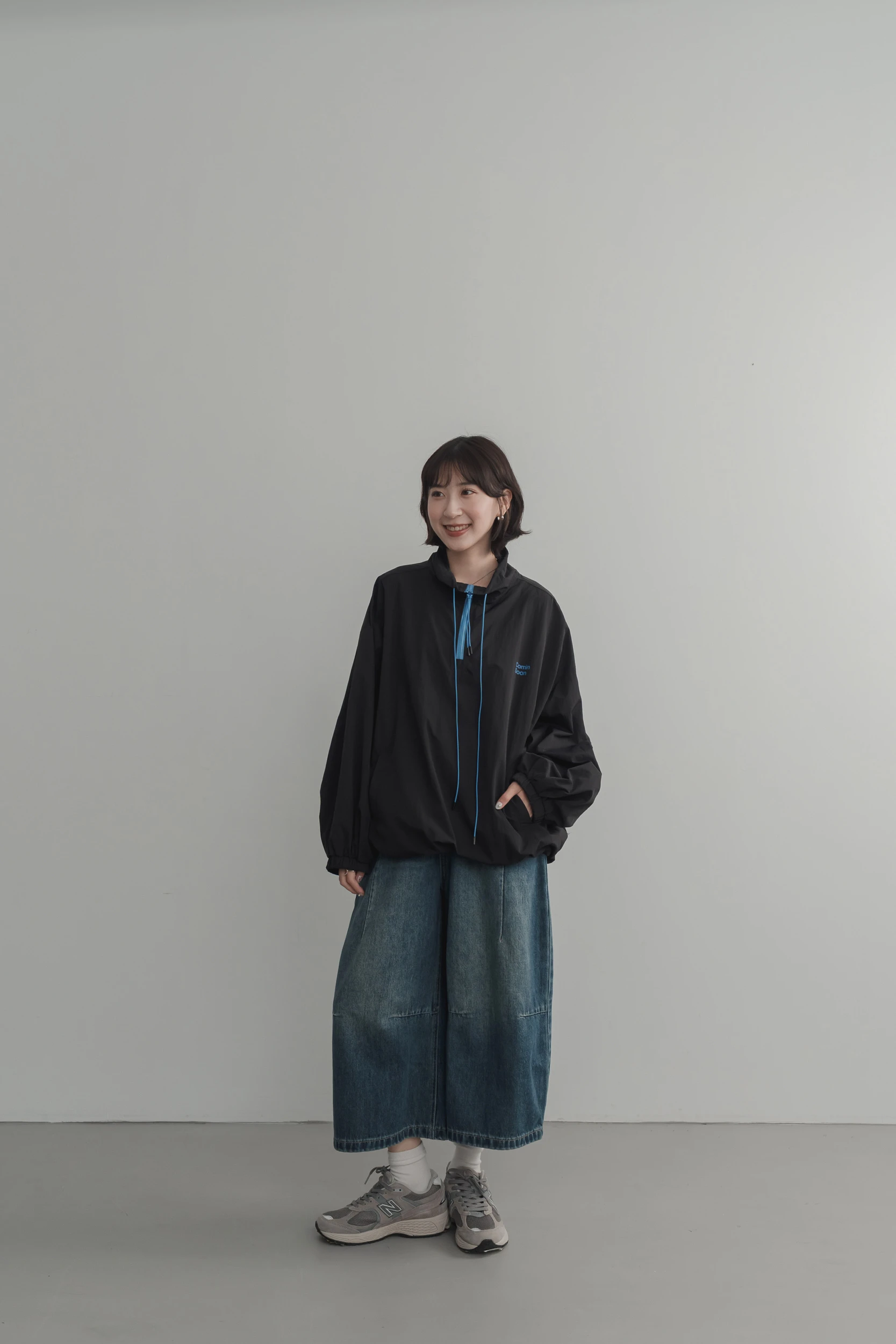 6ST21-育てるデニム！sodateru denim｜極推' 復古刷色立體弧形剪接寬版丹寧七分褲 / 3 sizes.
