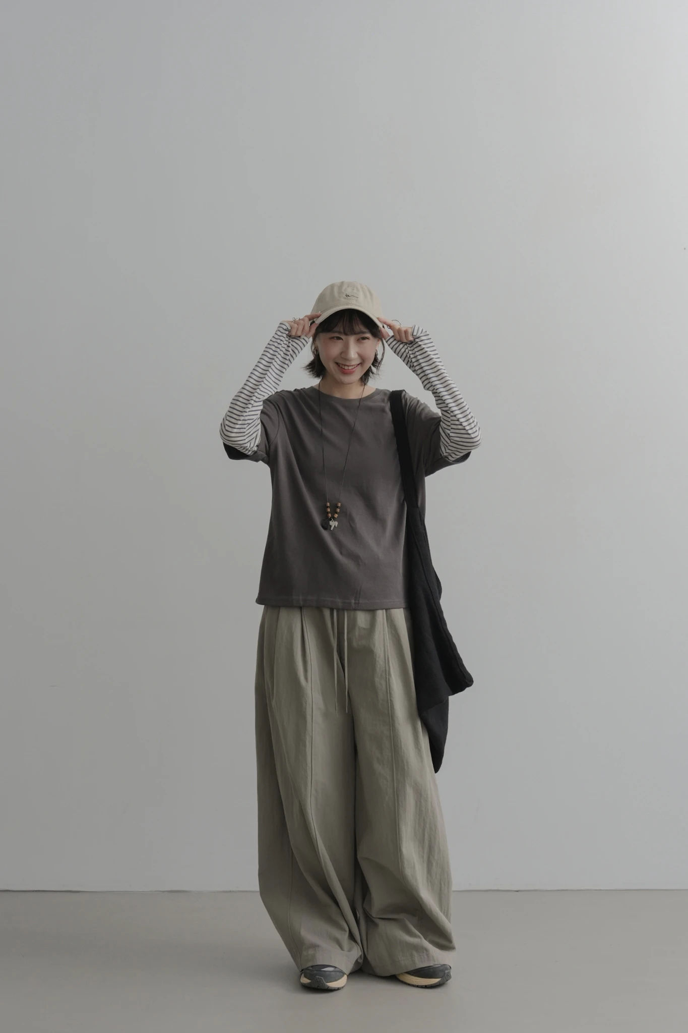 6OC24-さりげない日常。Sarigenai｜Casual. 日感百搭極簡針繡草寫復古水洗老帽 / 6 colors. 男女皆可.